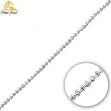 Gümüş Zirkon Taşlı Bilezik / Bileklik